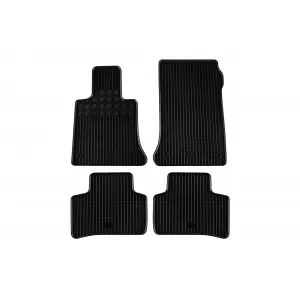 Mochete din cauciuc specifice, potrivite pentru Mercedes GLK X204 2008-2015, set de 4 piese, culoare neagră