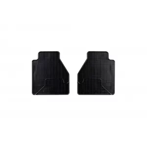 Specific rubber mats suitable for Nissan Navara after 2005, Pathfinder after 2006, 4-piece set, black color-image-6228686