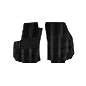 Specific rubber mats suitable for Opel Zafira B after 2005, 7 seats, 6 parts, black