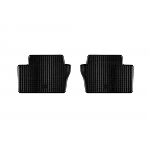 Specific rubber mats suitable for Opel Zafira B after 2005, 7 seats, 6 parts, black