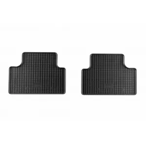 Specific rubber mats suitable for Opel Zafira C after 2012, 7 seats, 6 parts, black