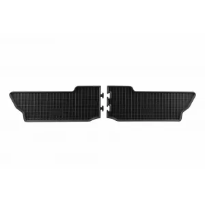 Specific rubber mats suitable for Opel Zafira C after 2012, 7 seats, 6 parts, black