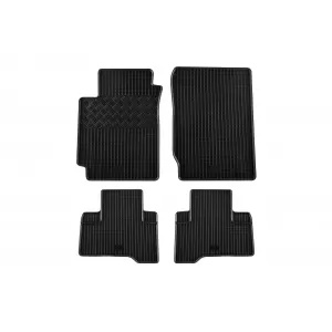 Specific rubber mats suitable for Suzuki Grand Vitara after 2005, 4-piece set, black color-image-6228767