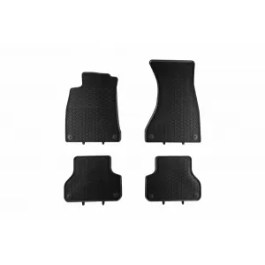Mochete din cauciuc specifice, potrivite pentru Audi A4 B9 după 2015, set de 4 piese, culoare neagră