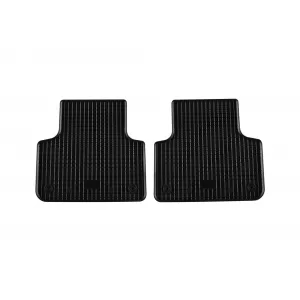 Specific rubber mats suitable for Audi Q7 after 2015, Q8 after 2019, 4-piece set, black color-image-6228893