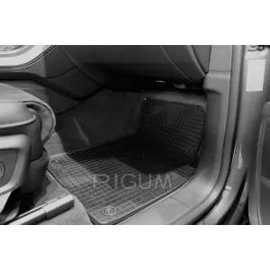 Specific rubber mats suitable for Audi Q7 after 2015, Q8 after 2019, 4-piece set, black color-image-6228895