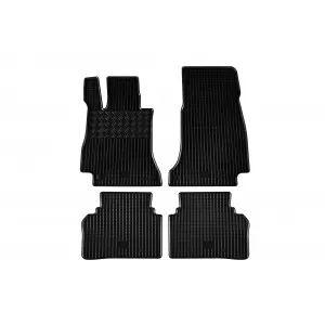 Mochete de cauciuc specifice potrivite pentru Mercedes E class W213, W213 Hybrid 2016-2022, după 2022, A Design GT coupe cu 4 uși după 2019, set de 4 piese, culoare neagră