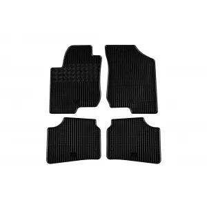 Mochete de cauciuc specifice potrivite pentru Hyundai i30 2007-2012, Kia Ceed 2006-2012, set de 4 piese, culoare neagră