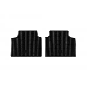Specific rubber mats suitable for Alfa Romeo Giulia 4X2 after 2020, 4-piece set, black color-image-6229161