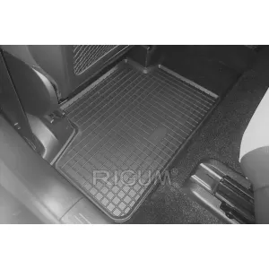 Specific rubber mats suitable for Mercedes GLB X247 after 2019, 4-piece set, black color-image-6229193