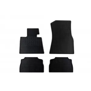 Mochete de cauciuc specifice potrivite pentru BMW X6 G06 după 2019, set de 4 piese, culoare neagră