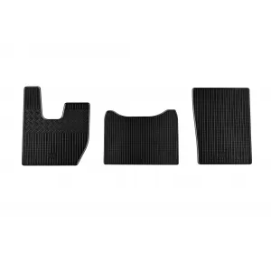 Mochete din cauciuc specifice, potrivite pentru Iveco S-Way după 2019, set de 3 piese, culoare neagră