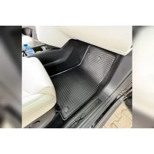 Mats din cauciuc specifice, potrivite pentru Tesla X după 2015, set de 4 piese, culoare neagră-image-6229257