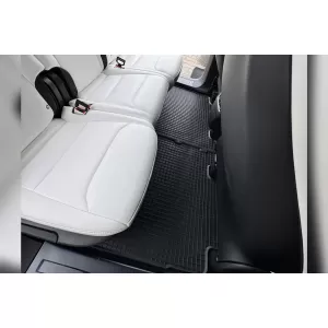 Mats din cauciuc specifice, potrivite pentru Tesla X după 2015, set de 4 piese, culoare neagră-image-6229258