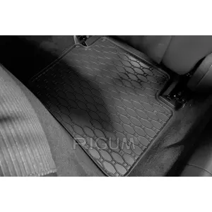 Mochete din cauciuc specifice, potrivite pentru Mercedes C class W206, W206-is după 2021, set de 4 piese, culoare neagră-image-6229338