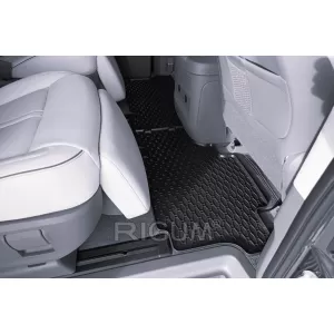 Mănuși de cauciuc specifice potrivite pentru Hyundai Staria rândul doi+trei 7 locuri după 2022, 6 piese, negru-image-6229394