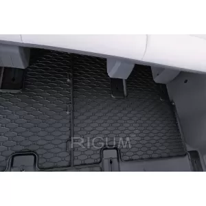 Mănuși de cauciuc specifice potrivite pentru Hyundai Staria rândul doi+trei 7 locuri după 2022, 6 piese, negru-image-6229397