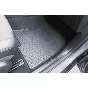 Mochete de cauciuc specifice, potrivite pentru Hyundai Kona, HEV după 2023, set de 4 piese, culoare neagră-image-6229438