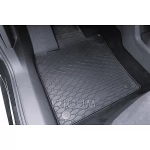 Specific rubber mats suitable for Volkswagen ID.7 after 2024, 4-piece set, black color-image-6229454