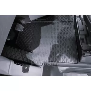 Mochete din cauciuc specifice, potrivite pentru Ford Tourneo Custom, Transit Custom după 2024, Volkswagen T7 Caravelle după 2025, 2/3 locuri, set de 3 piese, culoare neagră-image-6229491
