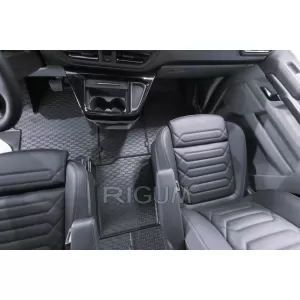 Mănuși de cauciuc specifice potrivite pentru Ford Tourneo Custom, Transit Custom după 2024, Volkswagen T7 Caravelle după 2025, 2 locuri, set de 4 piese, culoare neagră-image-6229498