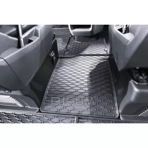 Mănuși de cauciuc specifice potrivite pentru Ford Tourneo Custom, Transit Custom după 2024, Volkswagen T7 Caravelle după 2025, 2 locuri, set de 4 piese, culoare neagră-image-6229499