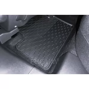 Mochete de cauciuc specifice, potrivite pentru Peugeot 3008 MHeV după 2024, set de 4 piese, culoare neagră-image-6229564