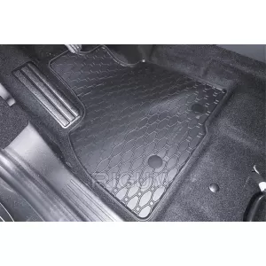 Specific rubber mats suitable for Dacia Bigster HEV after 2025, 4-piece set, black color-image-6229632