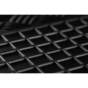 Specific rubber mats suitable for Opel Frontera Hybrid after 2024, 4-piece set, black color-image-6229650