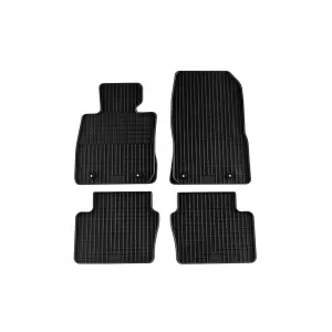 image-45-Specific rubber mats suitable for Mazda 2, CX-3 after 2015, 4-piece set, black color