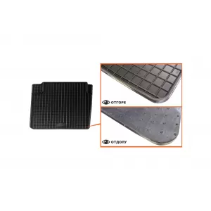 Mochete din cauciuc specifice, potrivite pentru Mazda 6 sedan după 2013, Mazda 6 wagon după 2012, set de 4 piese, culoare neagră-image-6229777