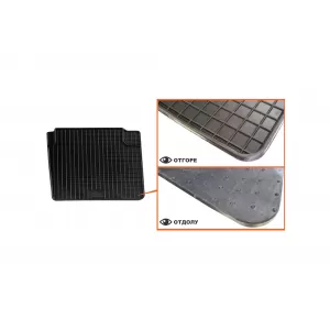 Mochete din cauciuc specifice, potrivite pentru Mazda 6 sedan după 2013, Mazda 6 wagon după 2012, set de 4 piese, culoare neagră-image-6229778