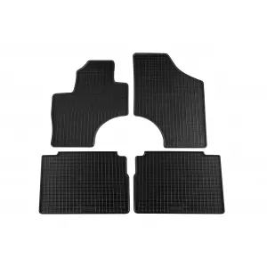Mochete de cauciuc specifice potrivite pentru Hyundai iX55 2009-2011, set de 4 piese, culoare neagră
