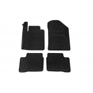 image-79-Specific rubber mats suitable for Kia Picanto 2011-2017, 4-piece set, black color