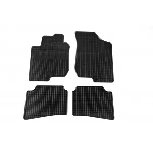 Specific rubber mats suitable for Kia Ceed 2007-2012, Proceed 2008-2013, 4-piece set, black color