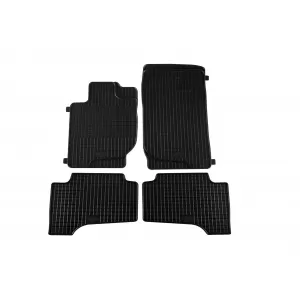 Mochete din cauciuc specifice, potrivite pentru Mitsubishi L200 2008-2015, L200 după 2015, cabina dublă, set de 4 piese, culoare neagră-image-6229993