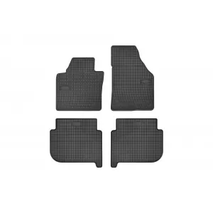 Mochete din cauciuc specifice, potrivite pentru VW Touran 2003-2010, set de 4 piese, culoare neagră din seria Frogum El Toro