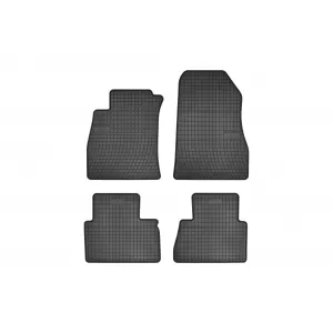 Specific rubber mats suitable for Nissan Juke 2010-2019, 4-piece set, black color from Frogum El Toro series
