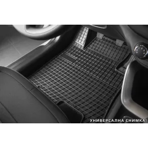 Mănuși de cauciuc specifice potrivite pentru seria Frogum El Toro pentru Peugeot Partner, Citroen Berlingo 2008-2018, set de 4 piese, culoare neagră-image-6230277