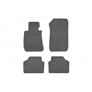 Specific rubber mats suitable for BMW 3 Series E90, E91, E92 2005-2012, 4-piece set, black color
