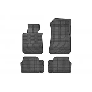Specific rubber mats suitable for BMW 1 Series E81, E87 2004-2011, 4-piece set, black color