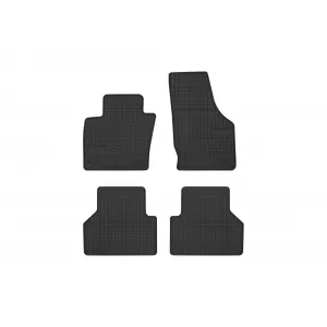 Specific rubber mats suitable for Audi Q3 2011-2018, 4-piece set, black color