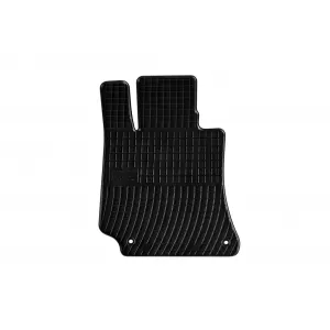 Specific rubber mats suitable for Mercedes E class W212 2009-2016, CLS C218 2011-2018, 4-piece set, black color-image-6230382