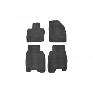 Specific rubber mats suitable for Honda Civic VIII hatchback 2006-2011, 4-piece set, black color from Frogum El Toro series