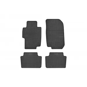Specific rubber mats suitable for Honda Accord 2002-2008, 4-piece set, black color from Frogum El Toro series