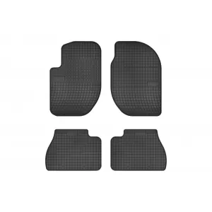 Specific rubber mats suitable for Frogum El Toro series for Land Rover Freelander 1996-2006, 4-piece set, black color