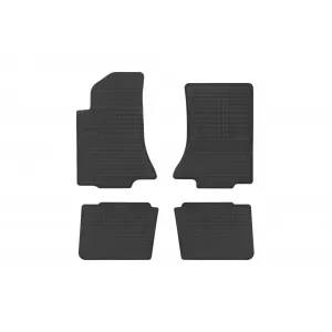 Specific rubber mats suitable for Opel Omega B 1994-1999, Omega C 1999-2003, 4-piece set, black color