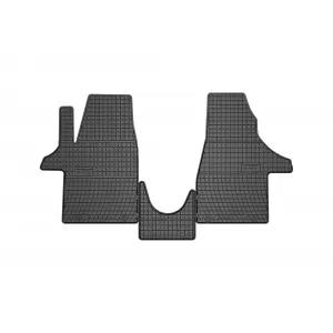 Mănuși de cauciuc specifice din seria Frogum El Toro, potrivite pentru Volkswagen Transporter T6.1 2019-2024 pentru scaunele din prima linie, set de 3 piese, culoare neagră