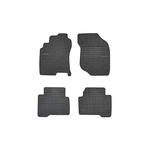 Mats din cauciuc specifice, potrivite pentru Nissan X-Trail T30 2001-2008, set de 4 piese, culoare neagră din seria Frogum El Toro