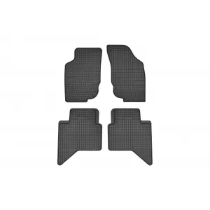 Mats din cauciuc specifice, potrivite pentru Toyota Hilux 2005-2015, set de 4 piese, culoare neagră din seria Frogum El Toro